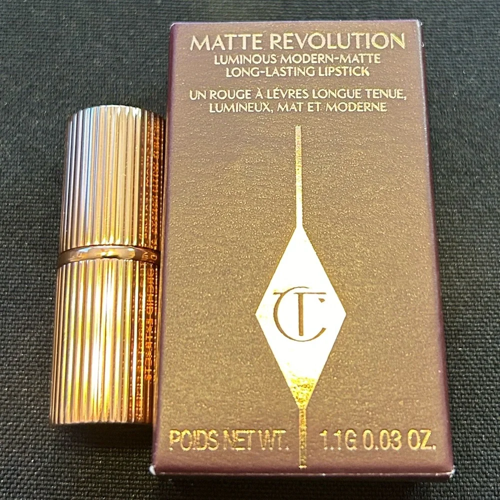 🌻 Charlotte Tilbury Pillow Talk Lipstick New TravelSz